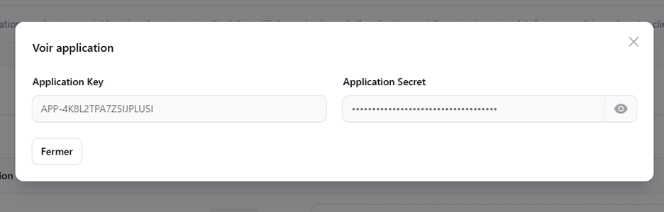 Step 3 - API Keys Page