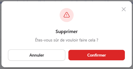 Step 3 - Delete Confirmation Modal